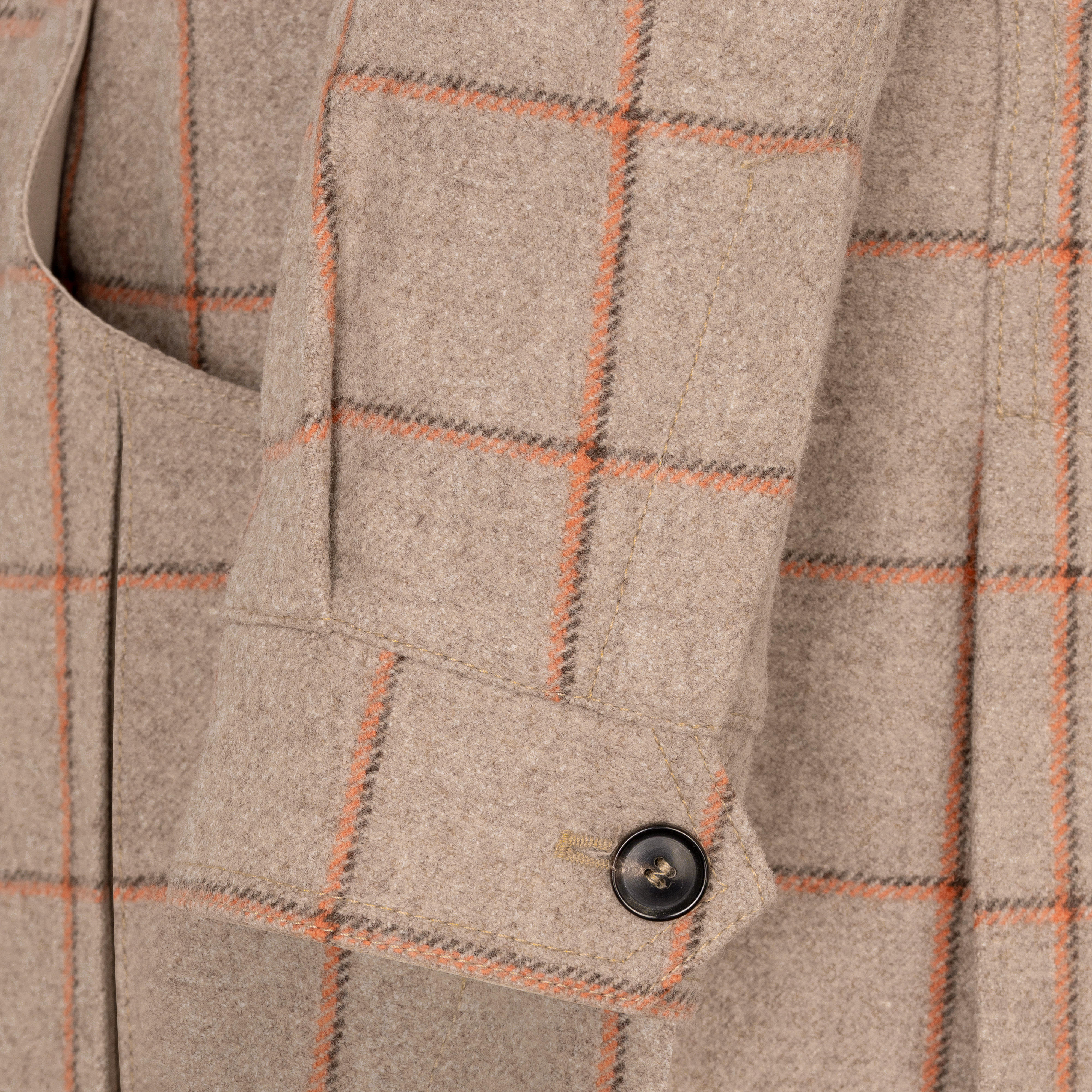 The GunDog Affair »Mersey« Men's Shooting Jacket, Beige/Orange