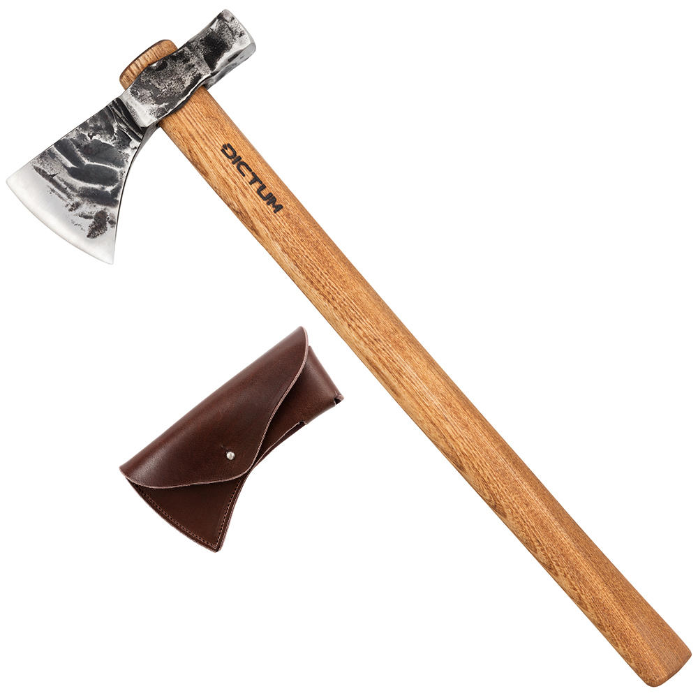 Hache de plein air DICTUM® avec tête de frappe, avec étui de ceinture