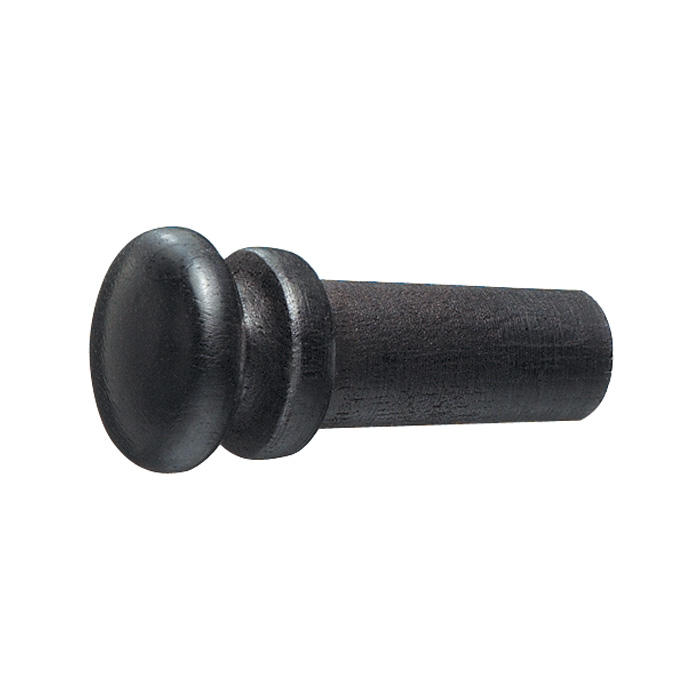 Endbutton, Standard, Ebony, Viola, 10 pcs.