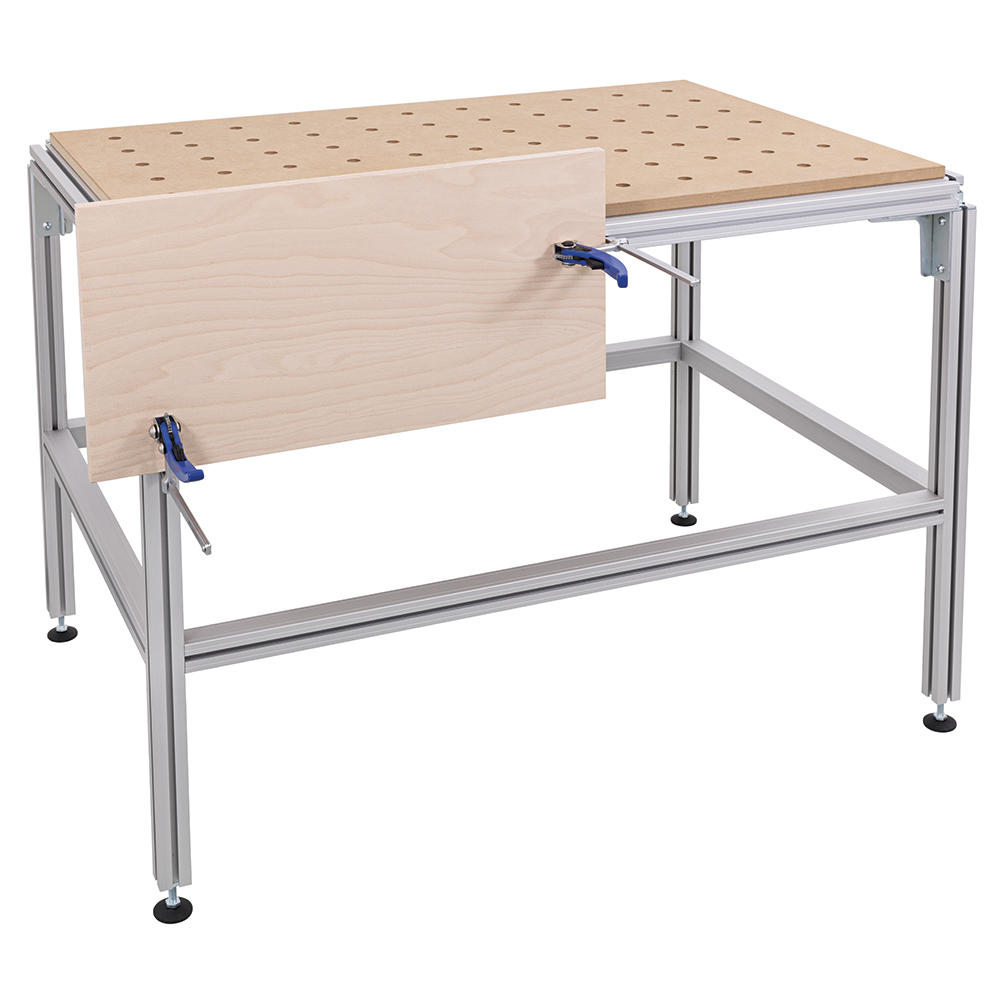 Tavolo multifunzione DICTUM® PRO, piano chiuso, MDF, marrone