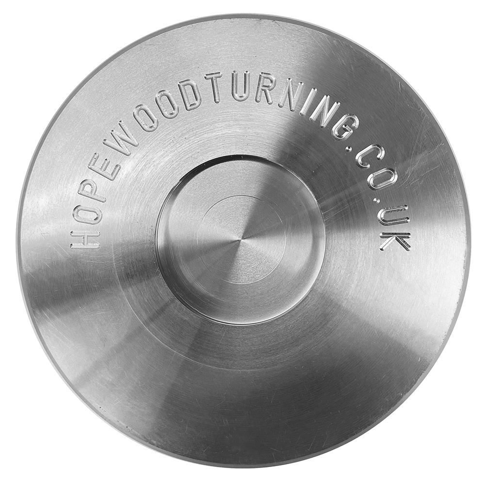 Plateau de ponçage en aluminium Hope Ø 145 mm, avec velcro
