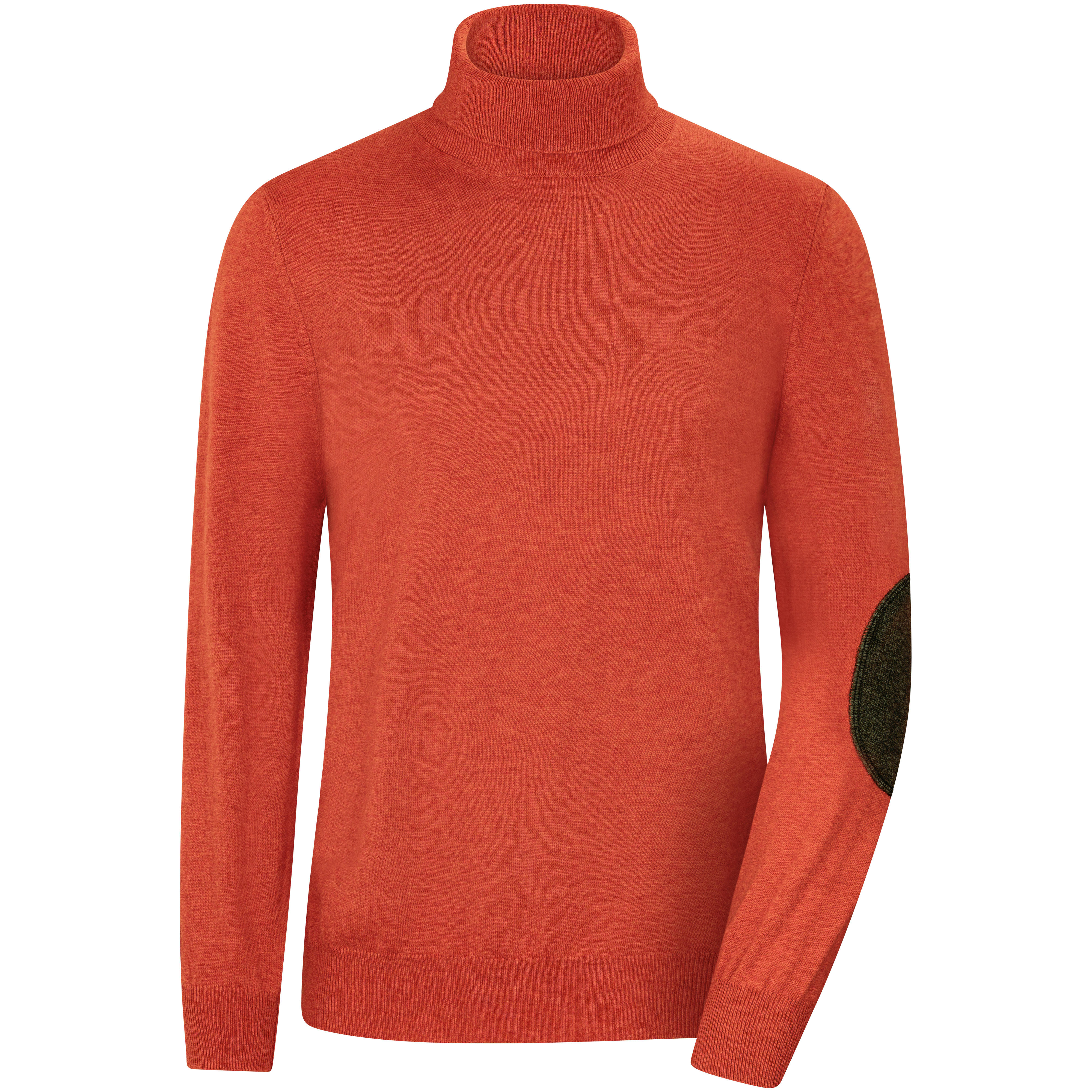 The GunDog Affair Herren-Rollkragen-Pullover »Orkney« orange M