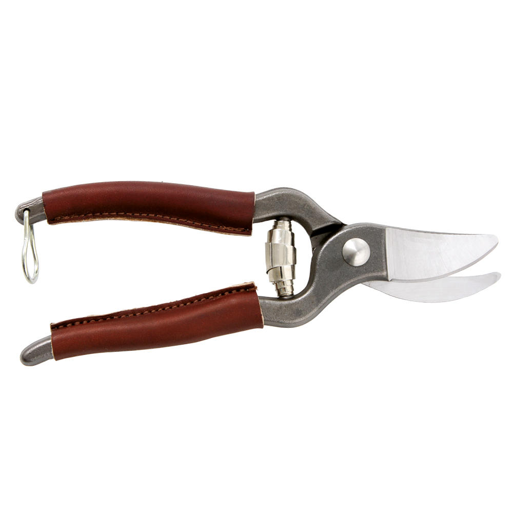 Arno® French Small Pruning Shears, Leather Handle
