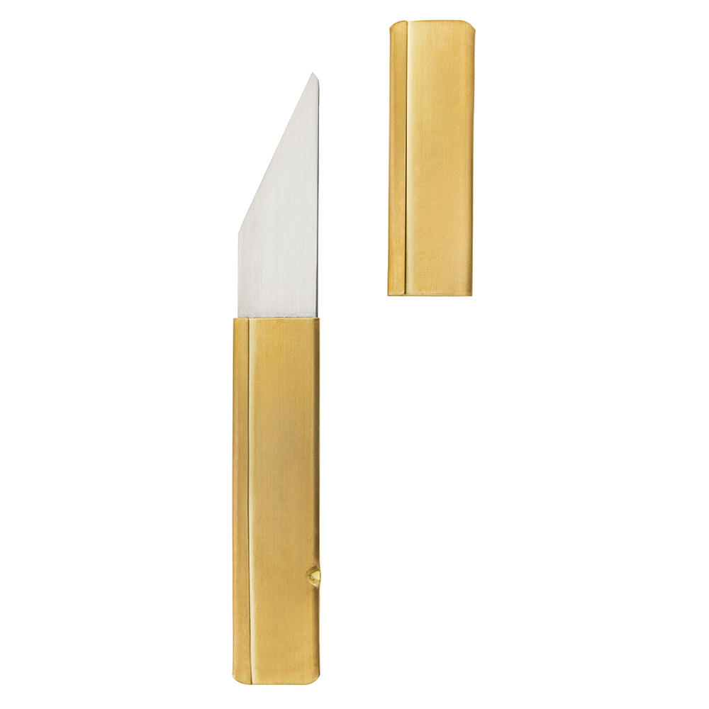 Couteau à placage » Kiridashi «, poignée en laiton