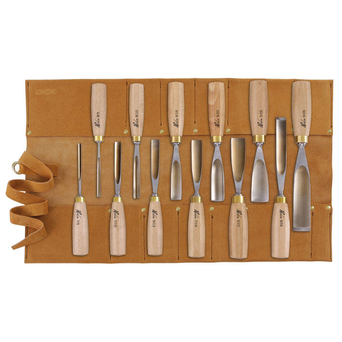 Set di sgorbie per liuteria Herdim®, 12 pezzi