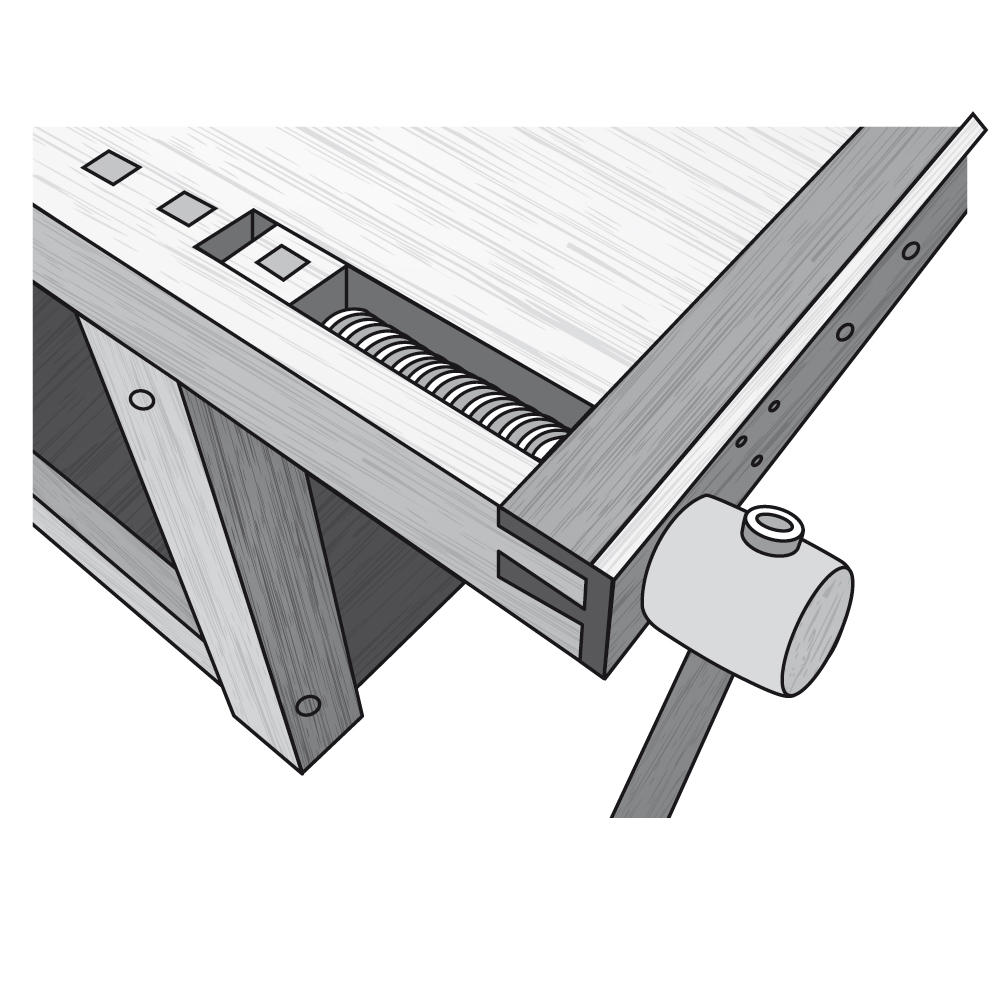Lake Erie Toolworks Wagon Vice presse à chariot, Premium 