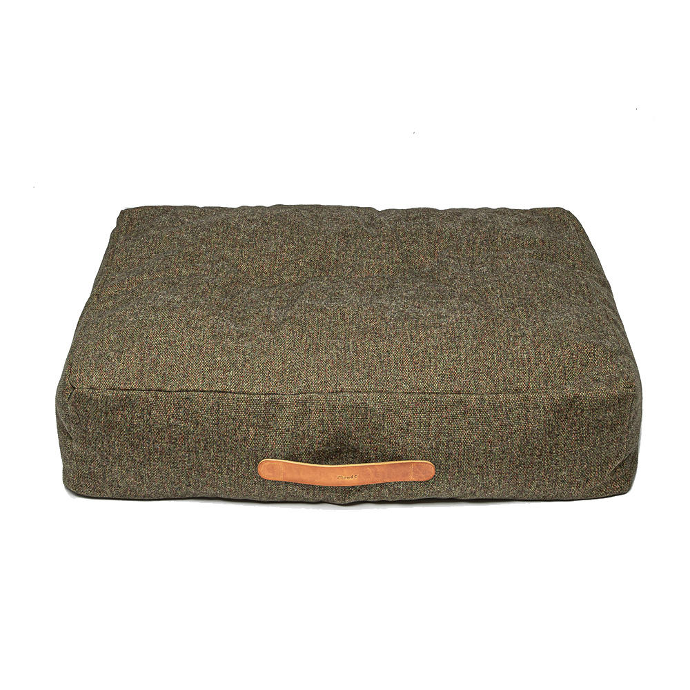 Cloud7 Hundebett Homey Mélange Olive, Größe M