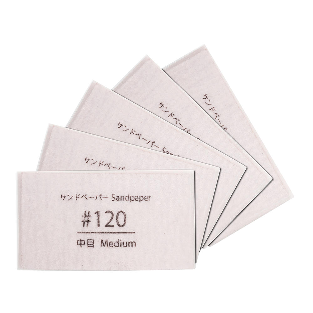 Replacement Pads for »Junior« Sanding Block, 5-Piece Set, Grit 120