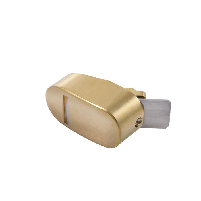 Rabot Herdim® avec cale à vis, semelle bombée, largeur du fer 10 mm