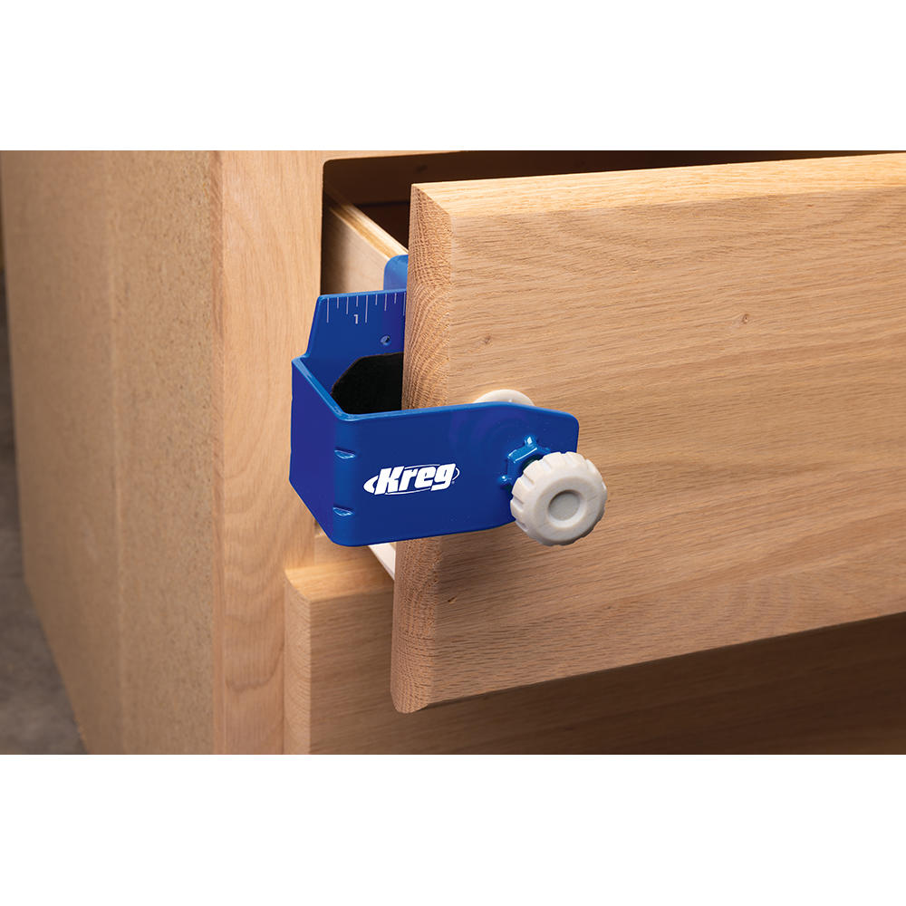 Kreg® Montagehilfe für Schubladenblenden inkl. Distanzplättchen