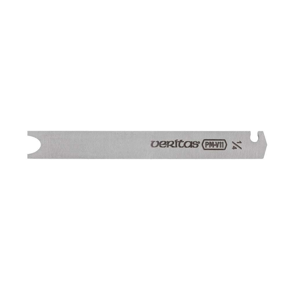 Fer pour baguette pour rabot combiné Veritas®, elliptique, ¼ pouce, PM-V11