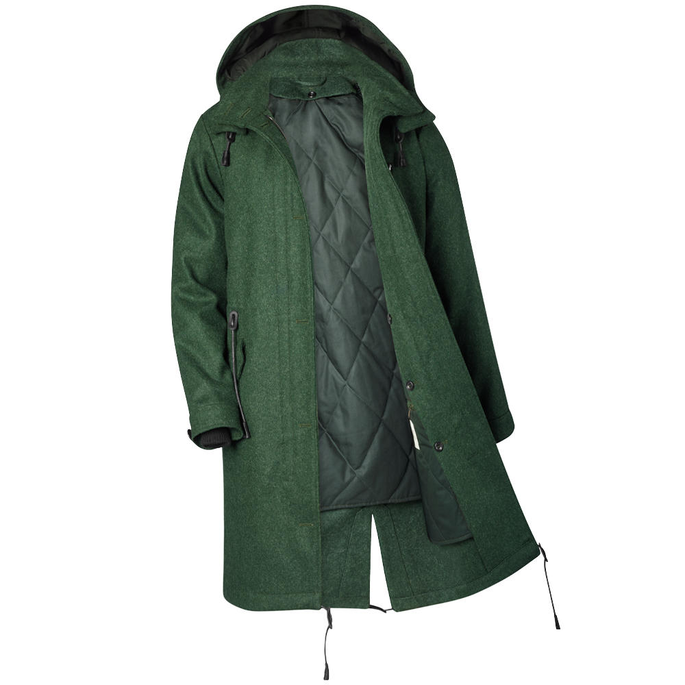 Damen Lodenparka, grün vert 34 819975 - Main Image
