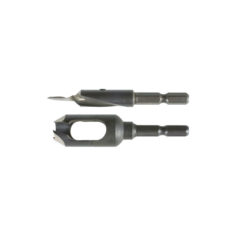 Star-M® Set de forets à chanfrein, 2 pièces, acier rapide, Ø 3 x 9 mm