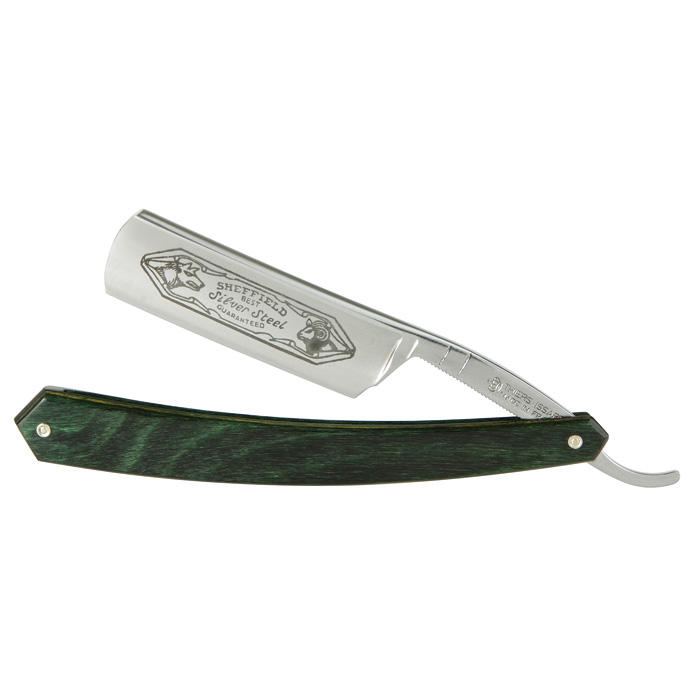 Thiers-Issard Rasiermesser mit Gravur 6/8", Staminaholz