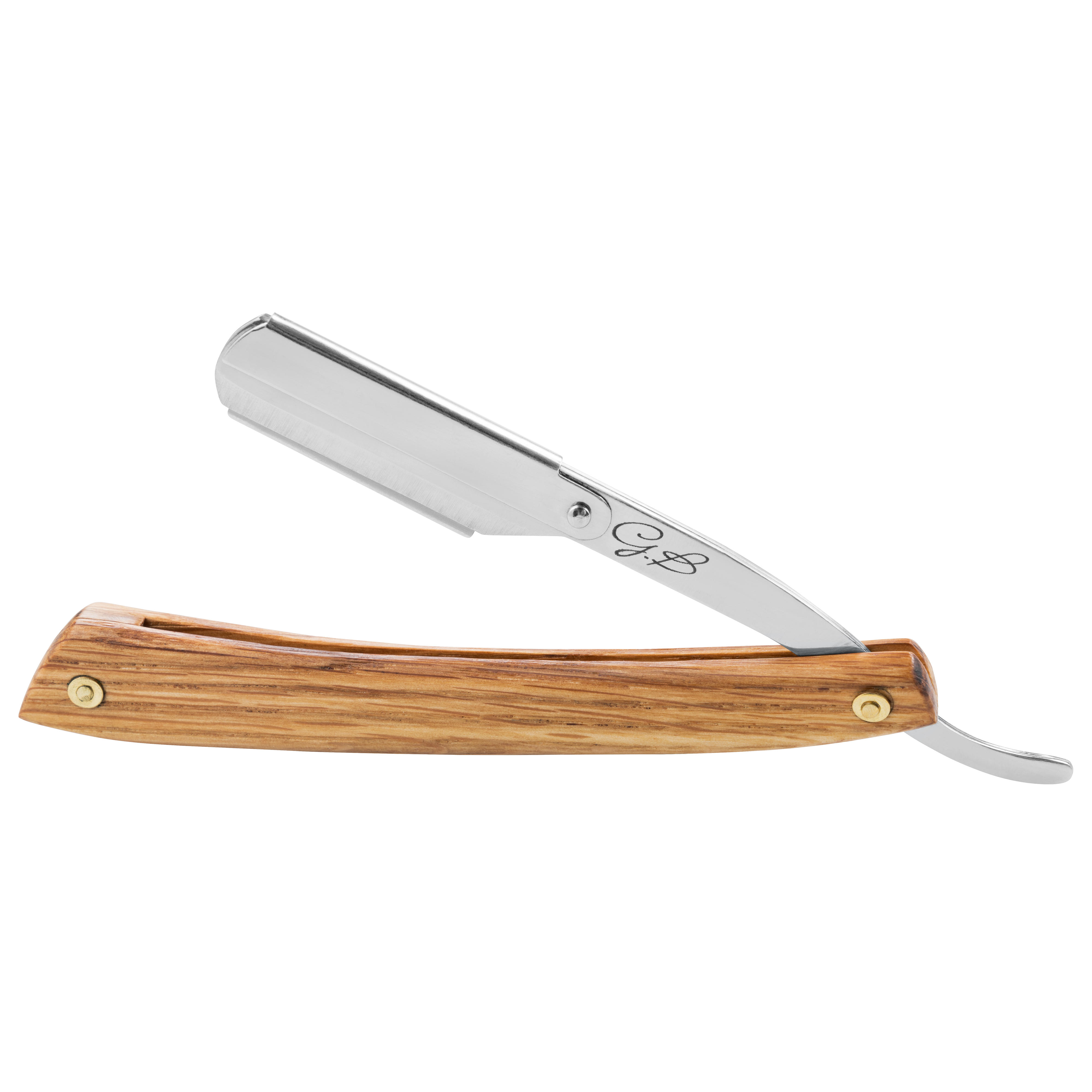 Set per rasatura a umido Gentleman Barbier®, lama intercambiabile, faggio