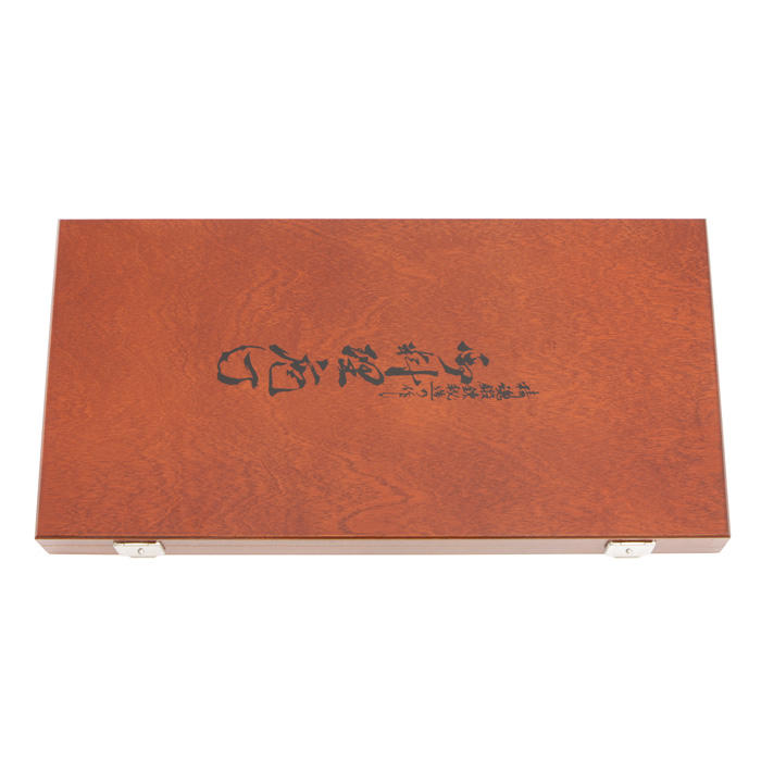Wooden Case, for 2 Knives and 1 Sharpening Stone
