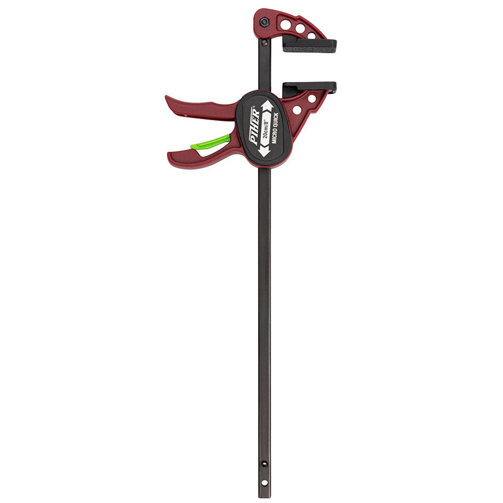 Piher® Einhandklemme Micro Quick, Paar, Ausladung 38 mm, Spannweite 200 mm