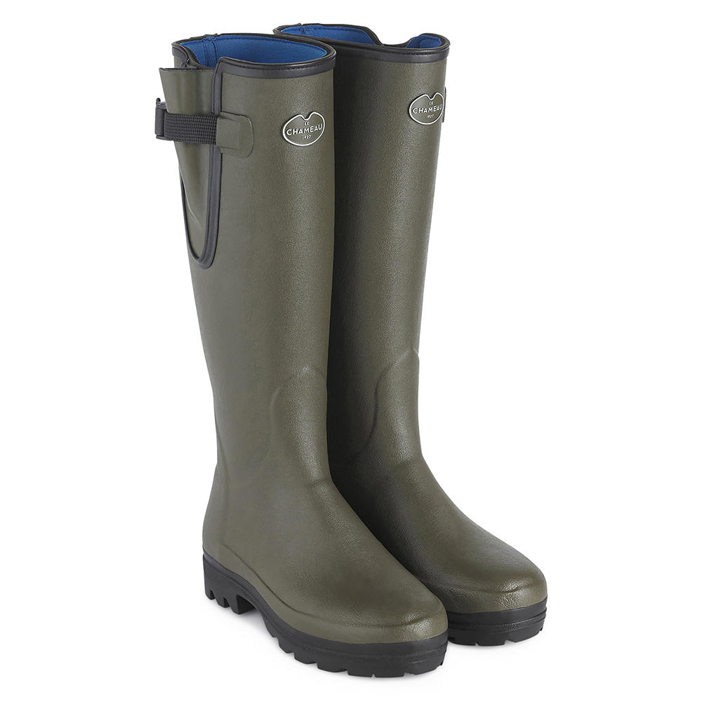 G&G Stivali da pioggia impermeabili da uomo donna in gomma verde G&G Stivali da pioggia impermeabili da uomo donna in gomma verde
