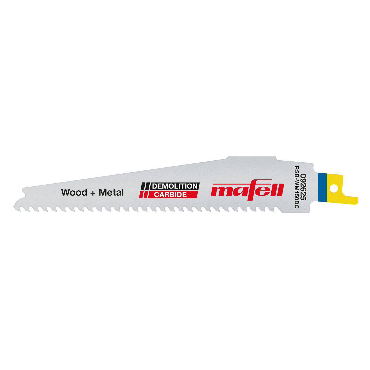 MAFELL Säbelsägeblatt, RSB-WM150 DC, Wood + Metal Demolition Carbide, 1 Stück