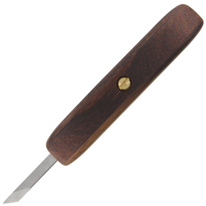 Couteau de sculpture Pfeil®, poignée en bois précieux, largeur de lame 6 mm
