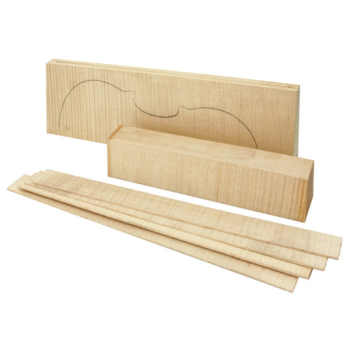 Set, acero bosniaco fiammato, violino, qualità **