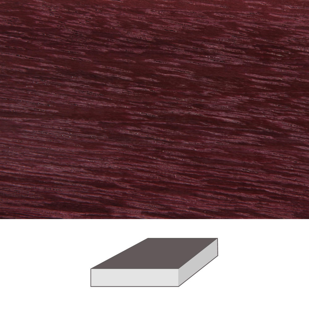 Purpleheart 150 x 150 x 50 mm