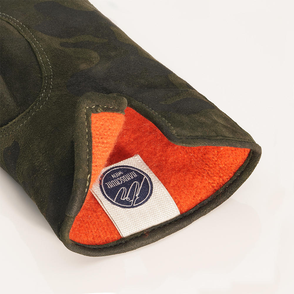 TERNI Ladies Gloves, Goat Suede, Cashmere Lining