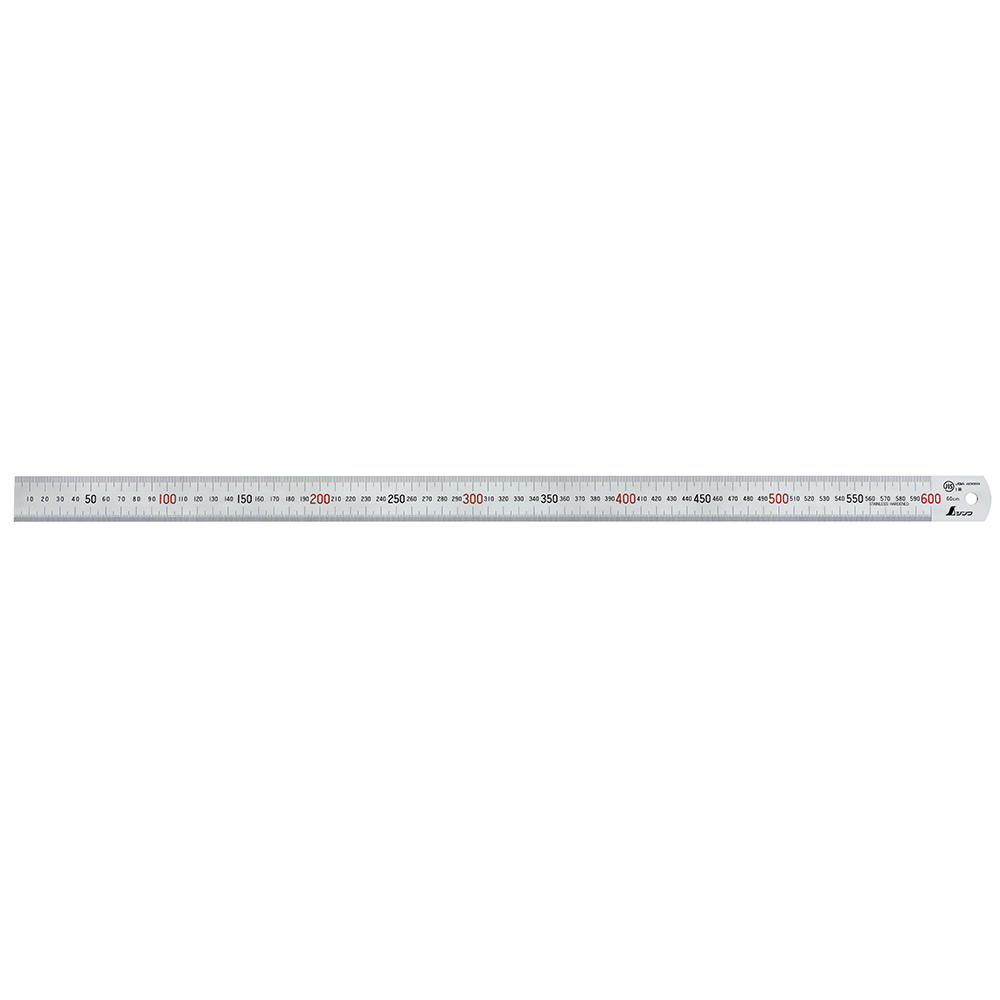 Shinwa® Präzisionslineal, halbstarre Ausführung, 600 mm