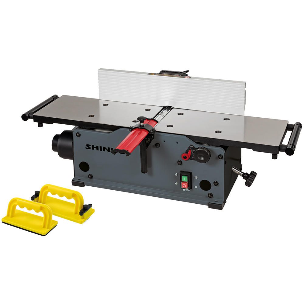 Dégauchisseuse Shinko® AH200s, tables en en fonte d'acier