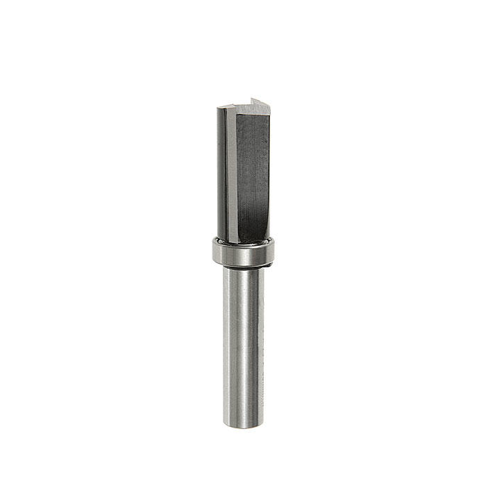 TC Straight Bit with Top Ball Bearing / Copy Cutter, Shank Ø 8 mm, Ø 12.7 mm