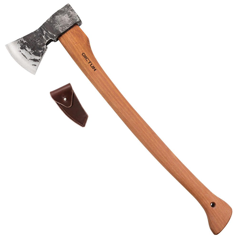 DICTUM® Felling Axe, with Leather Sheath