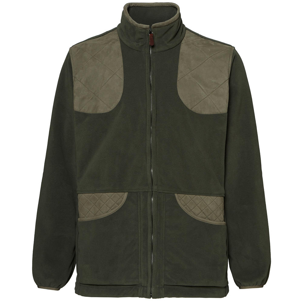 Purdey Men's Shetland Shooting Fleece Jacket, Green