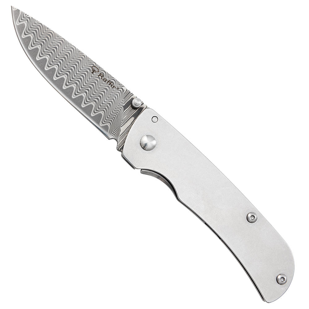 Set di assembl. coltello a serramanico Raffir® »The Gentleman«, Damasco, Ladder