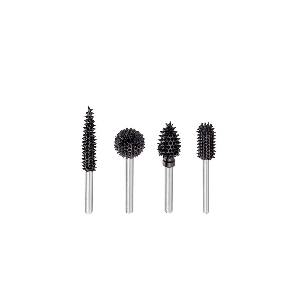 Kutzall Raspelfräser-Set, Extreme extragrob, Schaft Ø 3,2 mm