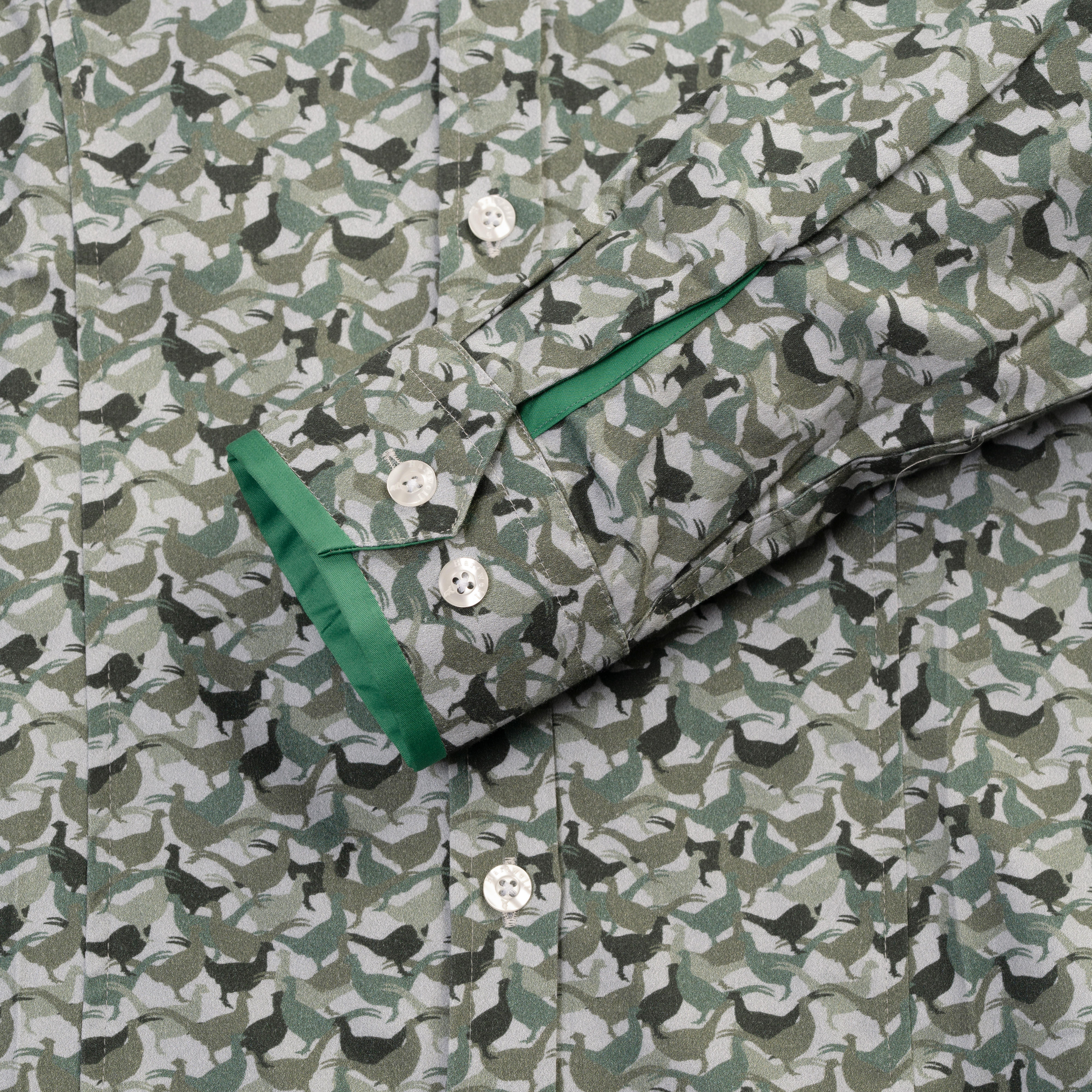 Blouse pour femme Hartwell » Layla «, vert, motif » Faisan «