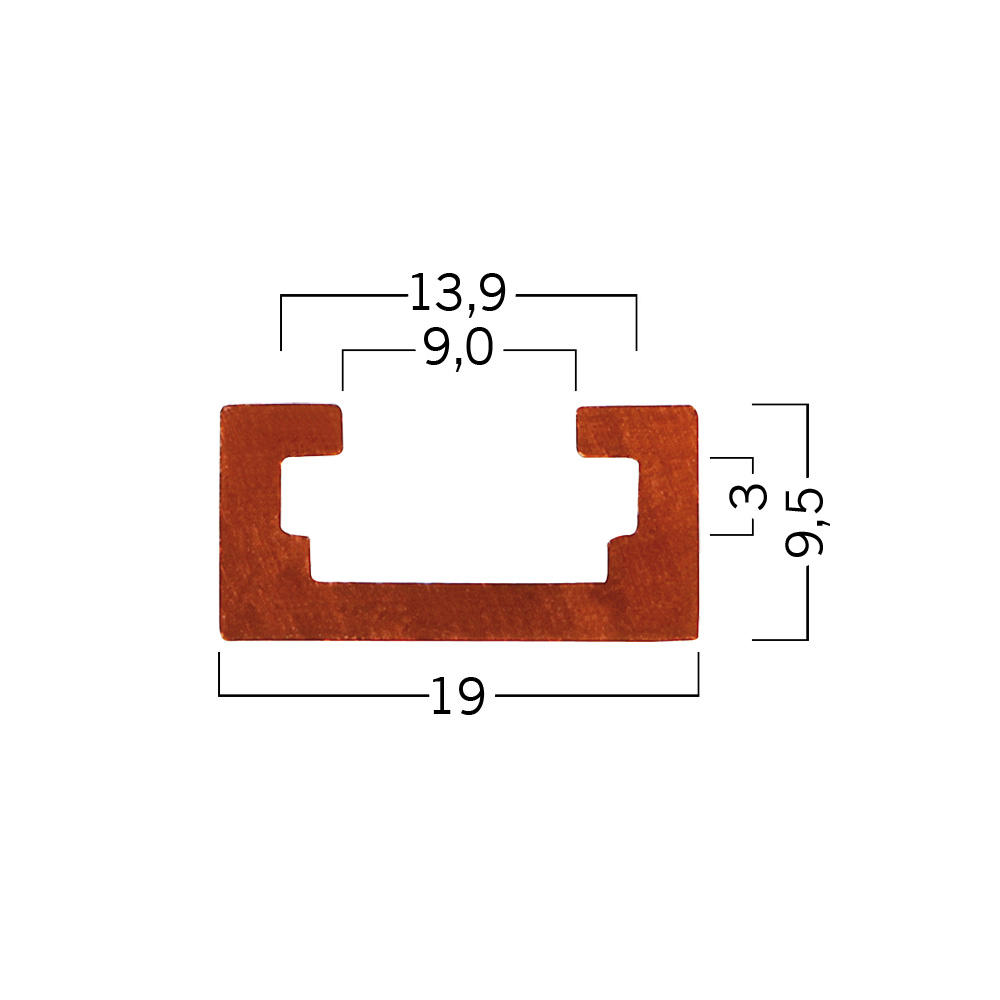 UJK Universal T-Track, 610 mm