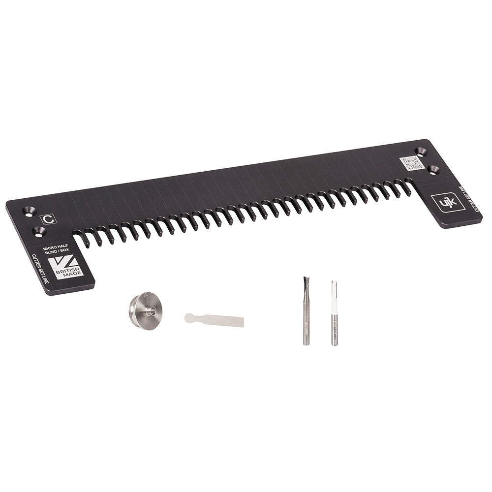 Dima di fresatura UJK per incastri a pettine sottili, incl. set di frese