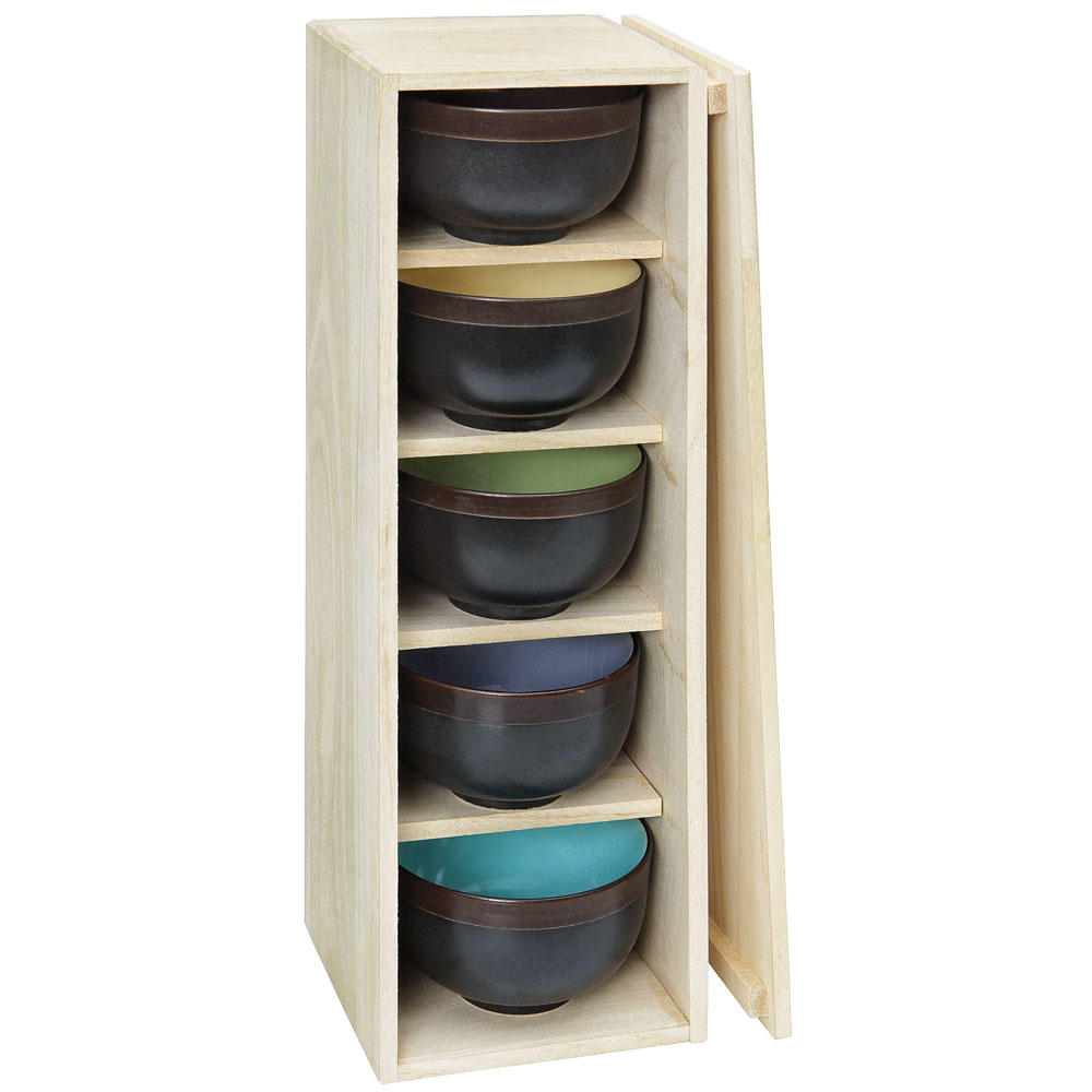 Sencha Tea Bowl Set, 5-Piece Set