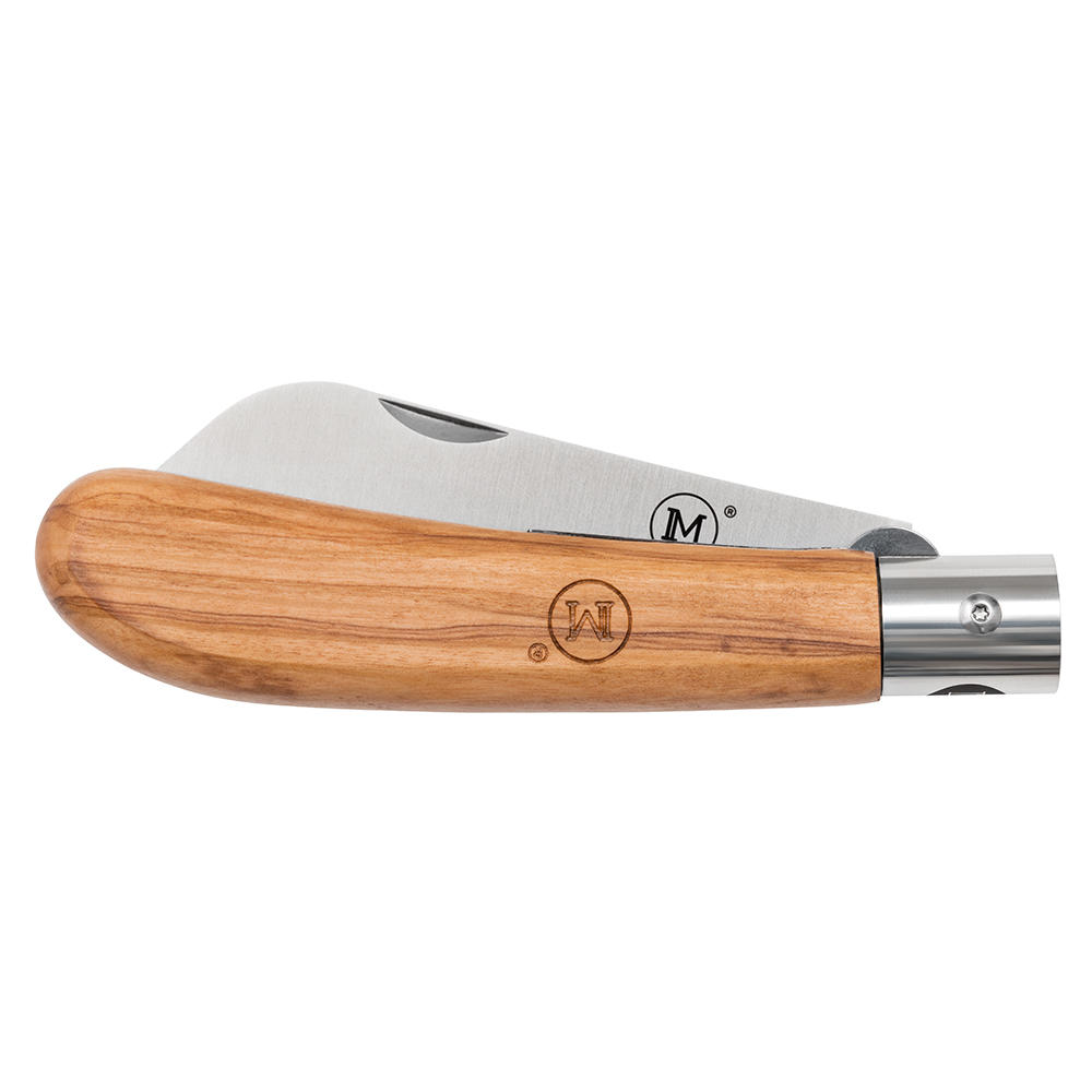 MAIN Klappmesser »German Line«, Sheep-Foot, Olivenholz