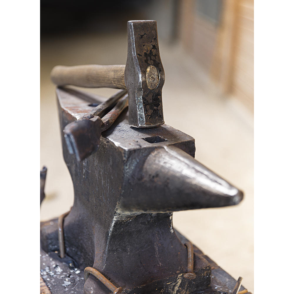 Steel Anvil with Two Horns, Northern German Style, 75 kg