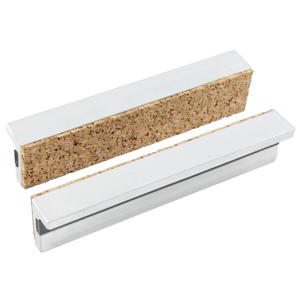 York® Magnet-Schutzbacken, 100 mm, Aluminium mit Korkauflage