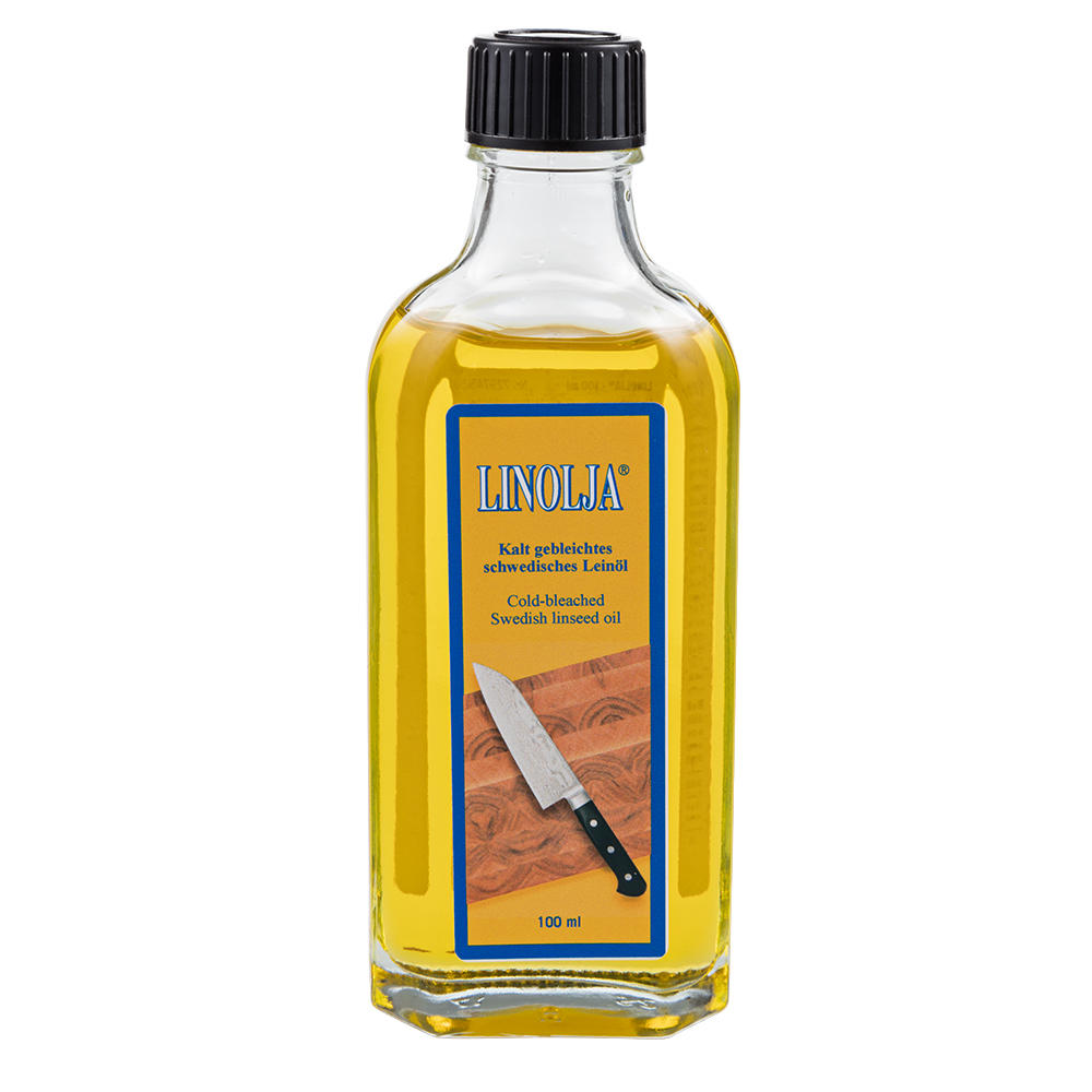 Linolja® Organic Swedish Linseed Oil, Cold-Bleached, 100 ml
