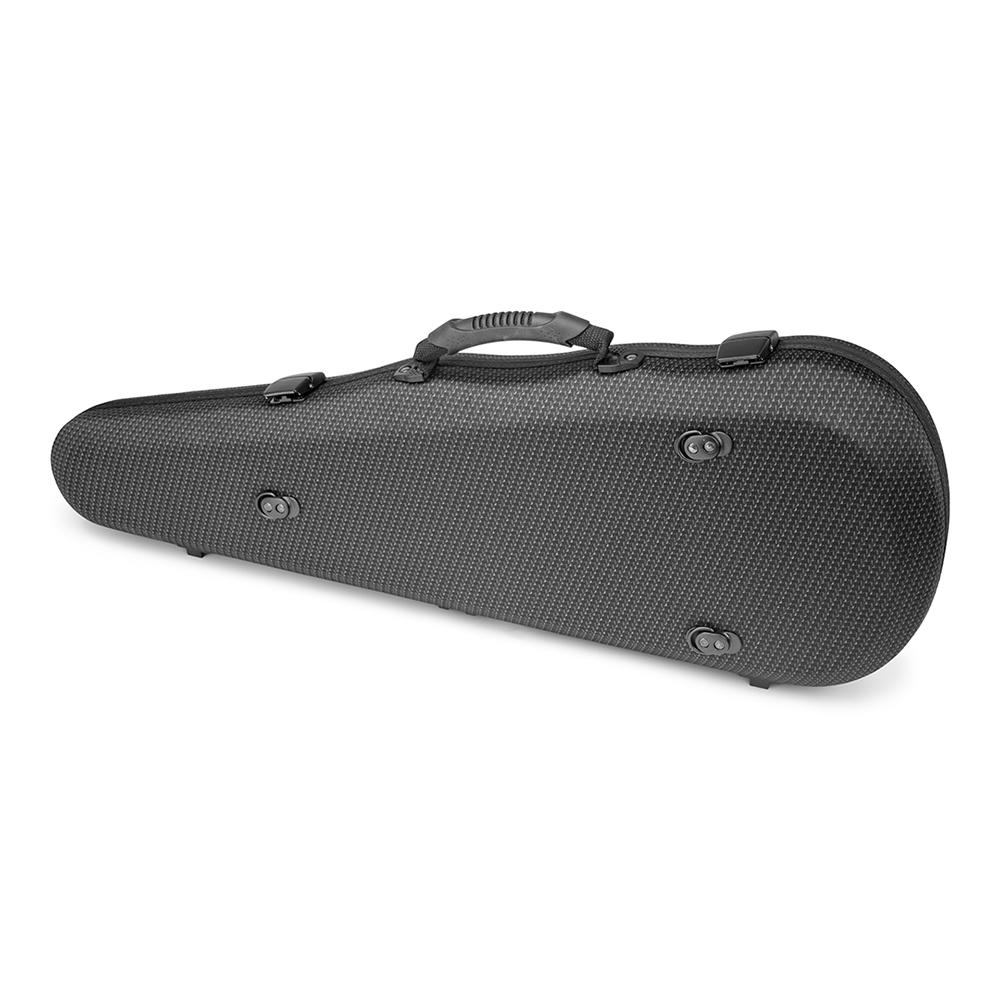 Custodia sagomata Jakob Winter®, violino 4/4, Carbon Look, nero