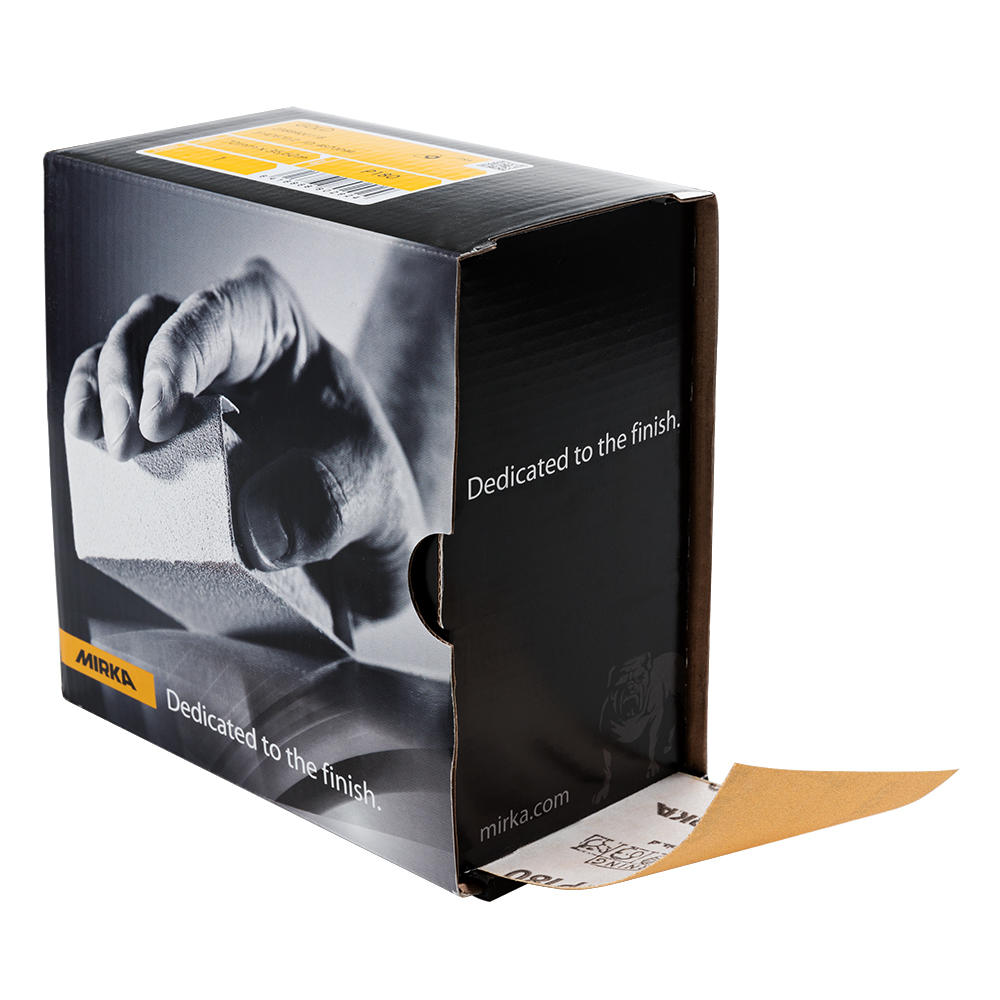 Papier abrasif auto-agrippant MIRKA Gold, rouleau, grain 80