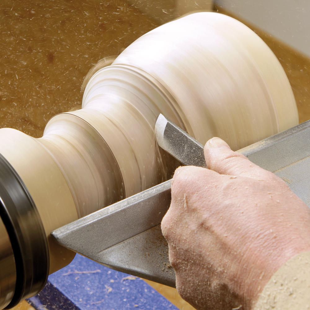 Crown® Round Chisel, Stained Beech Handle
