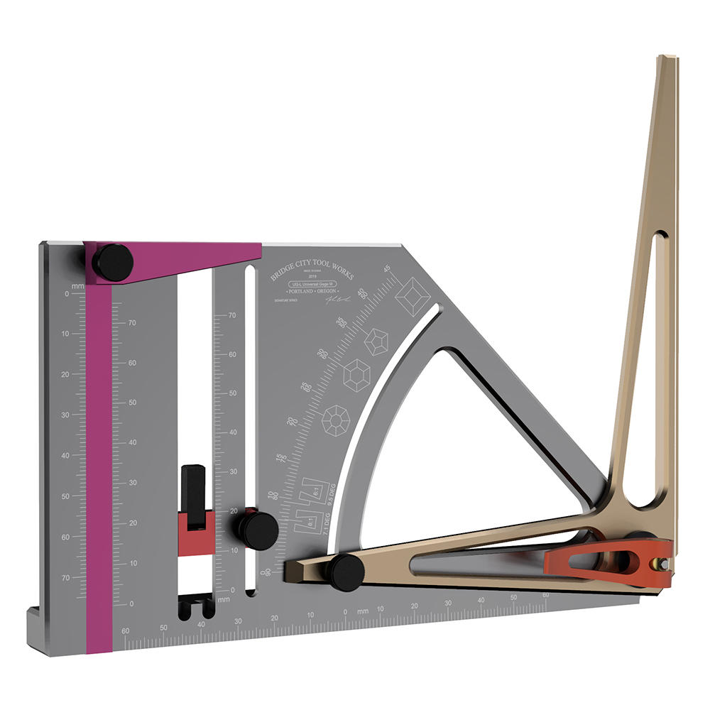 Bridge City UG-1 Universal-Winkelmesser, 90° Anschlag links Bridge City UG-1 Universal-Winkelmesser, 90° Anschlag links