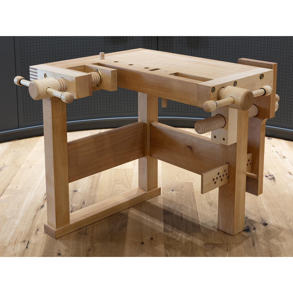 VEVOR Banco Da Lavoro Per Officina In Legno E Acciaio, Tavolo Da Lavoro - Foto 9