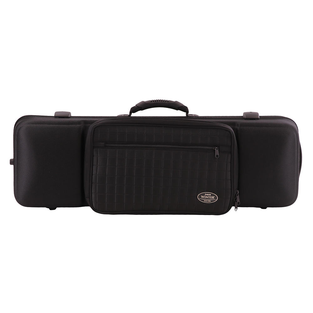 Étui-caisse Pro-Case Jakob Winter®, violon 4/4, 3/4, poche partitions noir/noir