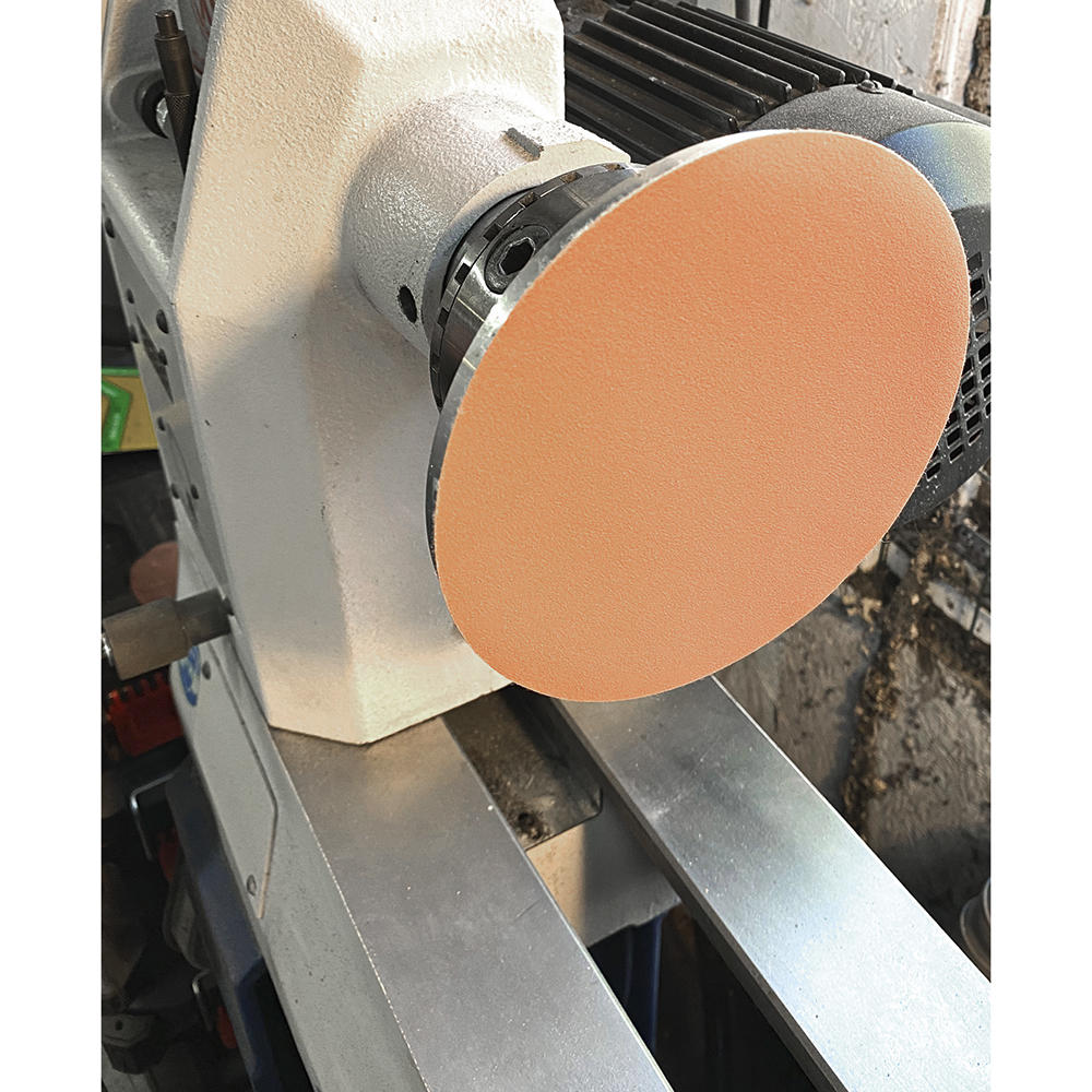 Plateau de ponçage en aluminium Hope Ø 145 mm, avec velcro