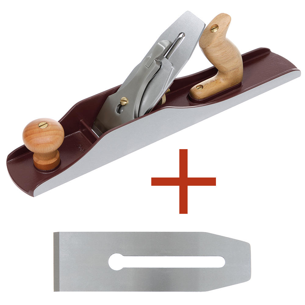 Varlope courte DICTUM® N° 6, fer SK 4. incl. fer de rechange